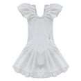 thumbnail image 3 of iiniim Kids Girls Ballet Tutu Dress Leotard Short Sleeves Ruffled Tutu Dress Dancewear Gymnastics Dance Costumess, 3 of 7