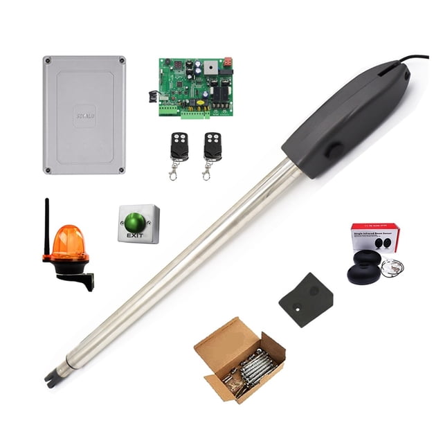 Automatic Gate Opener Kit Light Duty Single Gate Operator For Single Swing Up To 19 Feet OR 660 Pounds Gate Motor ,Long Lasting
