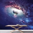 thumbnail image 3 of wall26 - Universe Scene with Planets, Stars and Galaxies in Outer Space - Removable Wall Mural | Self-Adhesive Large Wallpaper - 66x96 inches, 3 of 6