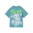 thumbnail image 6 of Star Wars, Boys' Relaxed Graphic T-Shirt, Mandalorian, Sizes 4-18, 6 of 6
