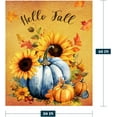 thumbnail image 2 of Fall Decorative Throw Blanket Baby Pet Blanket Orange Thanksgiving Autumn Pumpkin Sunflower Blanket for Toddler Infant Crib Lightweight Fuzzy Soft Fleece Blankets and Throws 30x40, 2 of 6