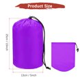 thumbnail image 3 of Uxcell 2-Pack Stuff Sack, 5 x 10 Pulgadas Bolsas de Almacenamiento Impermeables con Cierre de Cordón Ultraligeras para Mochilear [Púrpura], 3 of 7