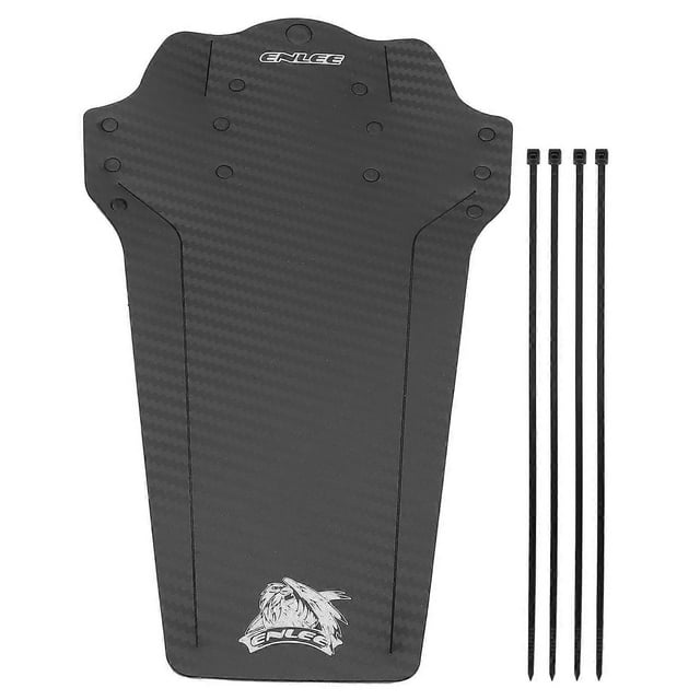 Enlee Front/Rear Mudguard for Mountain Bike, PP5 Plastic Accessory, Carbon Fiber
