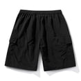 thumbnail image 6 of EOYWHK Mens Gym Shorts Quick Dry Cargo Shorts with Multi-Pockets Relaxed Fit Workout Shorts for Men Soft Lightweight Breathable Active Shorts for Black, Size XXXL, 6 of 9