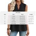 thumbnail image 3 of FDGIU Women's Ruffle V Neck Eyelet Sleeveless Tank Top, Loose Babydoll Curved Hem Summer Casual Camisole Blouse, 3 of 8