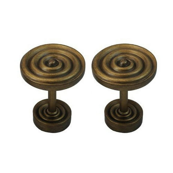 Urbanest Medallion Curtain Holdback – Elegant Drapery Tieback, Farmhouse Drapery Hardware for Stylish Window Treatments, 2 Pieces, Renaissance Gold