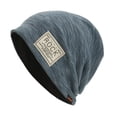 thumbnail image 2 of Yuanlong Womens Beanie Hat Slouchy Letter Label Winter Knit Skull Cap Stretchy Windproof Soft Casual Stylish Outdoor Headwear, 2 of 6