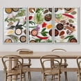 thumbnail image 3 of wall26 Framed Canvas Print Wall Art Set Herbs, Vegetables &amp; Seasonings on Wood Food Cultural Photography Realism Rustic Landscape Colorful Ultra for Living Room, Bedroom, Office - 24"x36&quo, 3 of 5