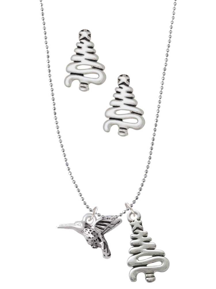 Delight Jewelry Mini Hummingbird Cross Bead Necklace 