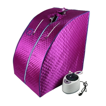 Jeobest Sauna Steam - Sauna Steamer Pot - Portable Sauna Steamer - Home Sauna Steam Room -  Portable Folding Steam Sauna Personal Home Sauna Spa for Full Body Slimming Loss Weight