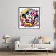 thumbnail image 3 of Hilo Algodón Ecológico Bordado Punto Cruz Impreso Mickey Minnie 11CT 40x40cm, 3 of 9