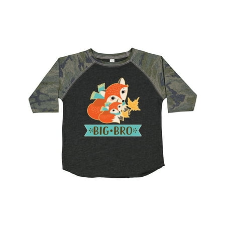 

Inktastic Brother Big Bro Woodland Fox Gift Toddler Boy Girl T-Shirt