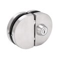 thumbnail image 4 of Glass Door Lock, Double Door Glass Lock High Friction High Security Simple Installation Rugged Durable  For Office For Home For Frameless Glass Door, 4 of 8