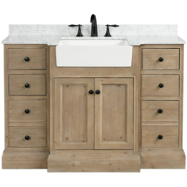 Ari Kitchen Bath Kelly 48 Solid Wood, Solid Wood 48 Inch Bathroom Vanity Without Top