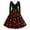 Black, variant on Valentine's Day Dresses for Women Long Sleev Vintage Love Heart Print V-Neck A-Line Cocktail Party Dress with Belt White S