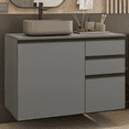 thumbnail image 2 of Gabinete de Baño Suspendido Madesa Nice 100cm Gris, 2 of 5