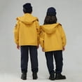 thumbnail image 5 of MKOSPLRT Kids Windproof 3-in-1 Winter Jacket Set Hooded Water-Resistant Thick Coat with Detachable Fleece Straight Leg Pants 3-15Y, 5 of 9