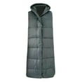 thumbnail image 5 of ZMHEGW Women Coats Long Winter Vest With Sleeveless Warm With Pockets Quilted Vest Down Quilted Outdoor Fall Jackets, 5 of 6