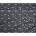 thumbnail image 4 of oneOone Polyester Lycra Fabric Dot & Cat Face Animal Print Fabric by Yard 56 Inch Wide, 4 of 4