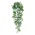 thumbnail image 2 of Luysn 1Pc Fake Hanging Plants Deep Green Eucalyptus Leaves Uv Resistant Fake Vines Ivy Artificial Plants Outdoor Faux Plants Indoor Bedroom Living Room Boho Wall Porch Shelf Decor 25.6", 2 of 4