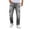 GrayB-, variant on DDAPJ pyju Vintage Ripped Frayed Jeans for Men Personality Patch Slim Fit Jeans Distressed Destroyed Slim Fit Jeans Lightweight Stretchy Soft Jeans