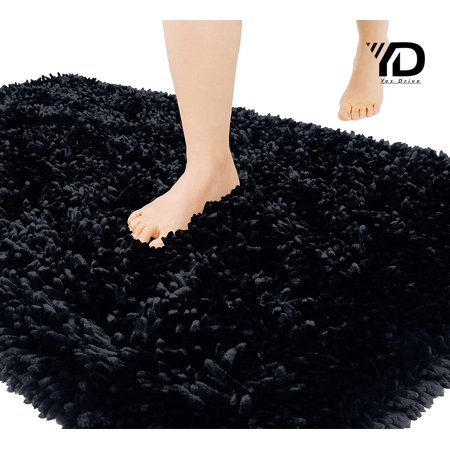 Extra Soft and Absorbent Shaggy Bath Rugs Non Slip, Machine Wash and Dry, Plush Carpet, Runner Mats for Tub, Shower, and Bath Room