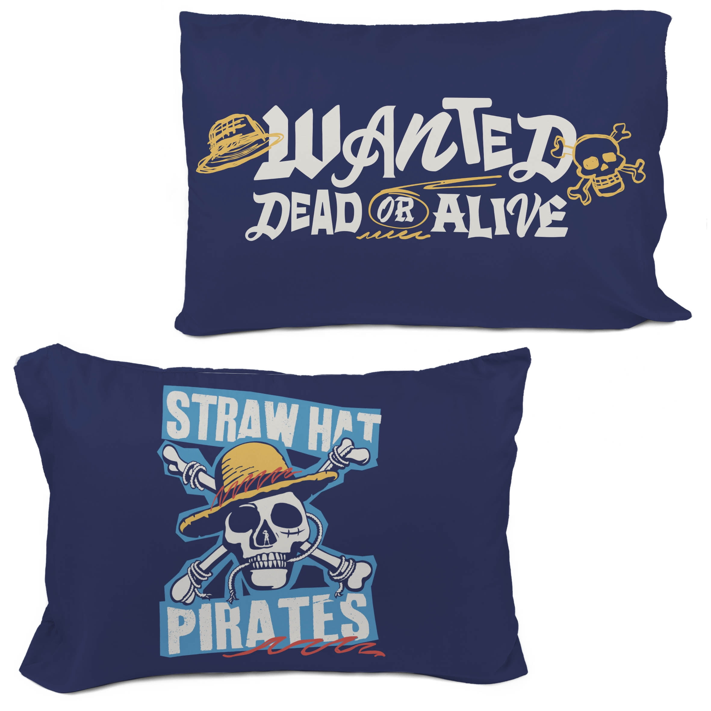 One Piece 2-Piece Reversible Comforter Set, Piracy Forever, Multicolor, Netfilx, Twin/Full