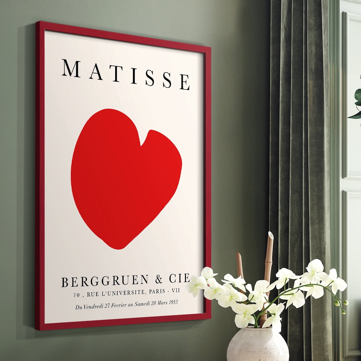 Matisse CCXVIII in Solid Wood 8 x 10 Framed Print