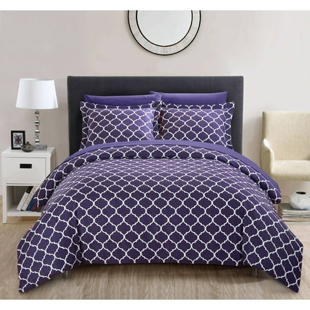 - Chic Home Finlay 3 Piece Reversible Duvet Cover Set