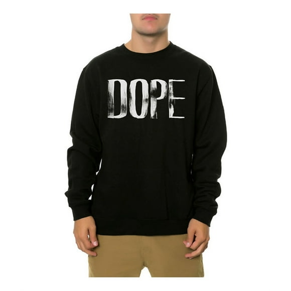 DOPE Mens The Painted Sweatshirt, Black, Large