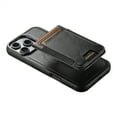 thumbnail image 4 of ELEHOLD Case for iPhone 16 Pro Max,2 in 1 Detachable Magnetic Leather Wallet Case with Card Holder Kickstand,Black, 4 of 9