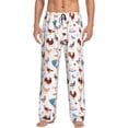 thumbnail image 5 of Mens Pajama Pants, Farm Birds Goose Soft Sleep & Lounge Pants for Men, Cuteness Casual PJ Bottoms Pants with Pockets, 5 of 7