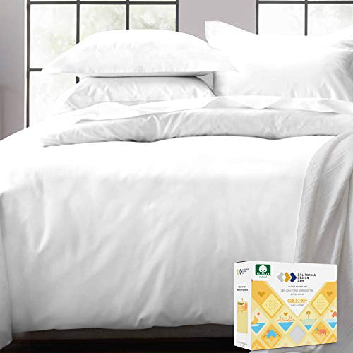 Pure Cotton Comforter Cover, White Duvet Cover With Ties