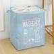 thumbnail image 2 of Xihbxyly Cesta de Almacenamiento Extragrande con Cierre de Cordón, Tela de Lino y Algodón Resistente, Multiusos, Ideal para Dormitorio, Baño y Sala de Estar, Capacidad de 75 L, Asa Fácil de Transport, 2 of 3