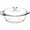 thumbnail image 2 of Anchor Hocking Oven Basics Casserole Bowl, 2 qt, Clear Glass, 10.44 in L x 11-3/4 in W x 11-3/4 in H, 2 of 4