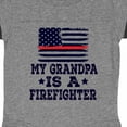 thumbnail image 3 of Inktastic Firefighter Grandpa Fireman Flag Boys or Girls Baby Bodysuit, 3 of 4