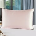 thumbnail image 3 of HOTBEST 100% Mulberry Silk Pillowcase for Hair and Skin with Cotton Underside Hypoallergenic for Curly Hair with Hidden Zipper, 3 of 11