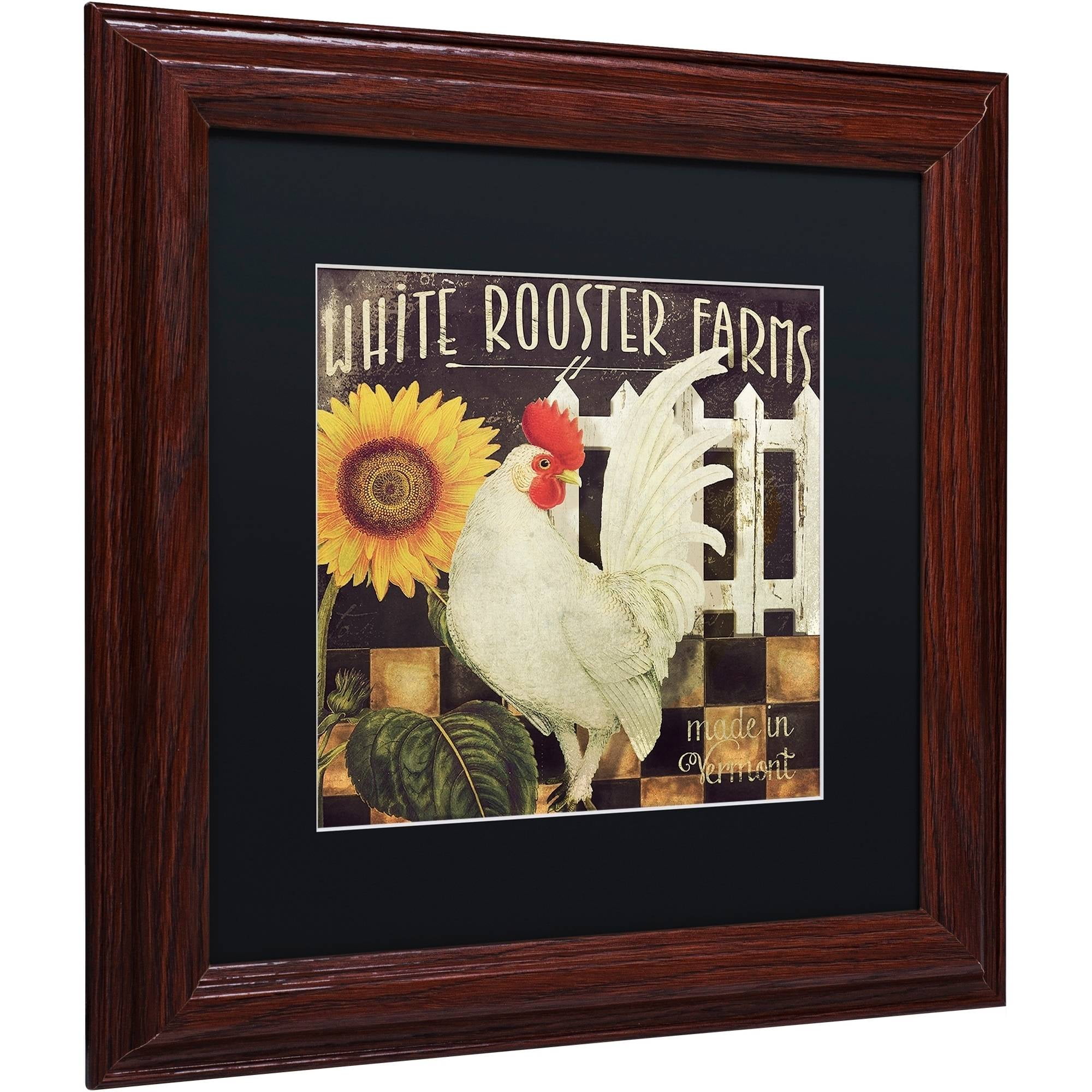Trademark Fine Art "Vermont Farms I" Canvas Art by Color Bakery Black Matte, Wood Frame