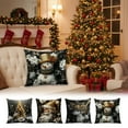 thumbnail image 2 of PEIBang Christmas Pillow Covers 18x18 Inch,Christmas Throw Pillowcases Winter Holiday Decor,Decorative Cushion Cases for Sofa Couch Bedroom, 2 of 6