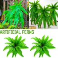 HPDL Artificial Plant Giant Grass Artificial Ferns for Outdoors Faux
