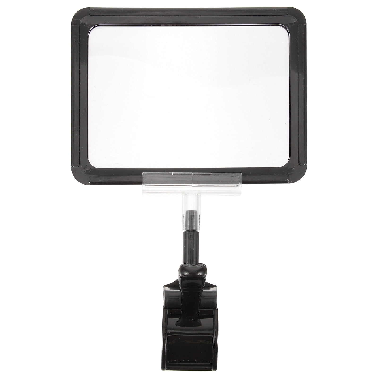 Clip On Sign Holder Adjustable Plastic Sign Holder Merchandise Sign Display Clip Holder