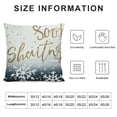 thumbnail image 5 of SHANXI Christmas Throw Pillow Covers Grey Gold Winter Holiday Decorative Pillow Case for Home Couch Bed Sofa Decoration and Gift 20x20in, 5 of 5