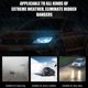 thumbnail image 4 of led drl Coche Luz De Circulación Diurna flexible Impermeable Tira Faros Delanteros Blanco Señal De Giro Luces Amarillas Flujo b, 4 of 4
