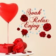 thumbnail image 4 of Valentines Day Window Clings - Cuttable Heart Stickers for Glass, Mirror, Home Decor - Removable & Reusable Valentines Decorations for Wall Window Office, Classroom, 4 of 6