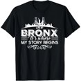 thumbnail image 1 of Playera Mujer "El Bronx Donde Comienza Mi Historia" Talle Extra Grande a 4XL, 1 of 7