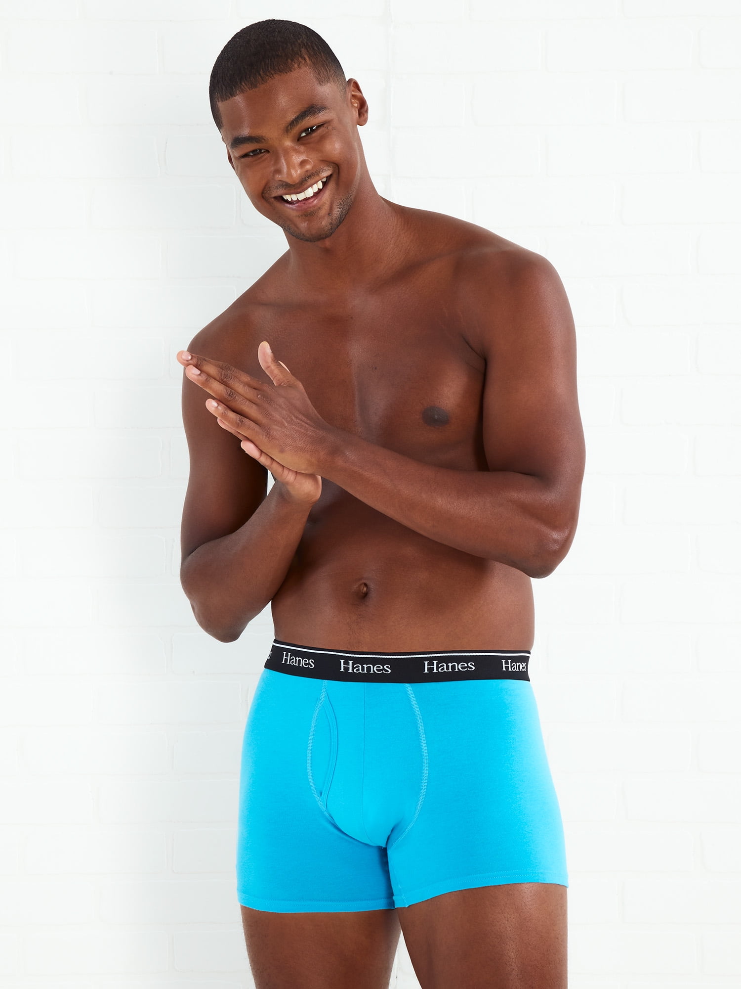 Hanes Originals Men’s Underwear Trunks, Moisture-Wicking Stretch Cotton, 3-Pack