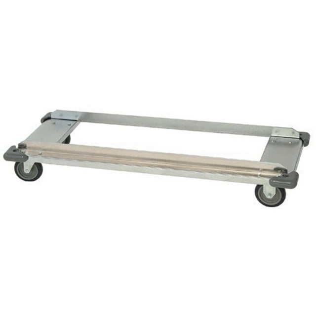 Quantum Storage DB2448S Étagère Métallique Base à Roulettes 24 x 48 Po - Acier Inoxydable