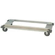Wire Shelving Dolly Base, 18 x 48 in. - Stainless Steel
