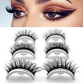 thumbnail image 6 of Self Adhesive Eyelashes,Press On Lashes,No Glue Needed Eyelashes No Sticky Residue Pre Glued Eyelashes Individual Lashes for women, 6 of 9