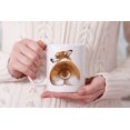thumbnail image 7 of WIRESTER 11 Oz Ceramic Tea Cup Coffee Mug, Pembroke Welsh Corgi Dog Butt Looking Back, 7 of 7